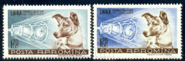 Delcampe - 1957 Laika,Space Dog,Sputnik II,Cosmos,Weltraum,Hunde,Romania,Mi.1684,MNH - Nuovi