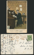Delcampe - The Disaster That Happened To Three Of My Delinquent Customers 1914 Old Postcard - Cómics