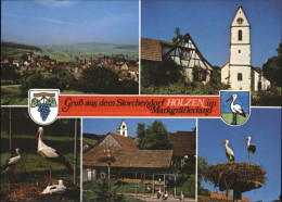 Delcampe - Holzen Kandern Storch - Kandern