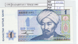 Delcampe - CRJ1195 BILLETE KAZAKHSTAN 1 TENGE 1993 P-7a - Kazakhstan