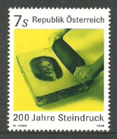 Delcampe - AUSTRIA 1998 INVENTION OF LITHOGRAPHY BICENTENARY SET MNH - Ungebraucht