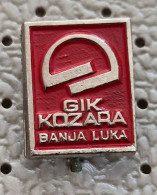 Delcampe - GIK Kozara – Construction And Engineering Complex   Banja Luka Bosnia Yugoslavia Pin - Marques