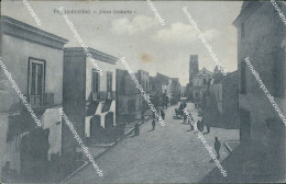 Delcampe - Bc379 Cartolina Poggiomarino Corso Umberto I 1913 Provincia Di Napoli - Napoli (Neapel)