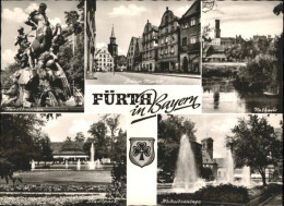 Delcampe - Fuerth Bayern Fuerth Brunnen Rathaus Gruener Markt * - Fürth