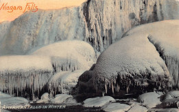 Delcampe - B323 US 1919 Niagara Falls American Falls In Winter Vintage Postcard - Sonstige & Ohne Zuordnung
