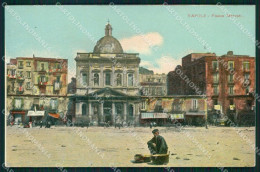 Delcampe - Napoli Città Piazza Mercato Cartolina MX4949 - Napoli (Neapel)