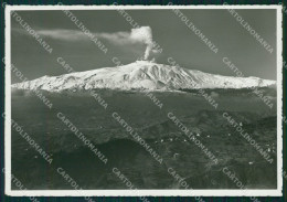Delcampe - Catania Vulcano Etna FG Foto Cartolina KB5210 - Catania