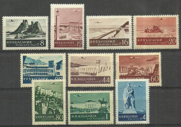 Delcampe - Bulgaria 1954 Mi 904-913 MNH (ZE2 BUL904-913) - Usines & Industries