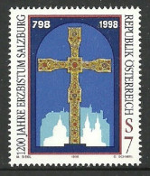 Delcampe - AUSTRIA 1998 ART RUPERTUS CROSS ARTIFACT ARCHITECTURE SET MNH - Ungebraucht