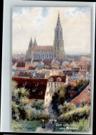 Delcampe - Ulm Donau Kuenstler Charles F. Flower Ulm Von Norden - Ulm