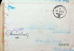 Delcampe - Germany Third Reich Hungary Romania 1943 Feldpost WWII Censored Cover Field Post Maramures Sighet History DEL 6 - Rumänien