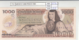 Delcampe - CRJ0711 BILLETE MEXICO 1.000 PESOS 1985 P-85a.7 N01084 - Mexique