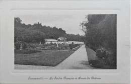 Delcampe - Cpa Ermenonville Le Jardin Français Et Serres Du Château - RIT18 - Ermenonville