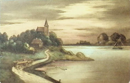 Delcampe - Hungary Hongrie Romania Roumanie 1914 Postcard Budapest To Arad 10 Fillers Stamp Church Lake DEL 6 - Rumänien