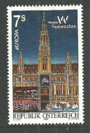 Delcampe - AUSTRIA 1998 EUROPA FESTIVALS VIENNA TOWN HALL SET MNH - Ungebraucht