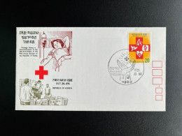 Delcampe - SOUTH KOREA 1975 FDC 70TH ANN. KOREAN RED CROSS 30-10-1975 ZUID KOREA HEALTH - Corée Du Sud