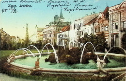 Delcampe - Slovakia Hungary Austria Romania 1915 Kassa Kosice Postcard To Arad WWI Military Censorship Stamp DEL 6 - Rumänien