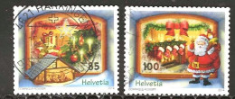 Delcampe - Switzerland - Michel 2366-2367    Christmas - Gebraucht