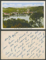Delcampe - Ceylon Old Colour Postcard General View Of Kandy Lake Panorama Hill Street Scene - Sri Lanka (Ceylon)
