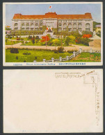 Delcampe - China Old Postcard Tsingtau Tsingtao Chinese Administration Building Japan Flags - China