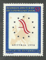 Delcampe - AUSTRIA 1998 PRESIDENCY OF THE EU SET MNH - Ungebraucht