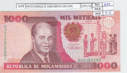Delcampe - CRJ1678 BILLETE MOZAMBIQUE 1.000 METICAIS 1991 P-135 SIN CIRCULAR - Mozambique
