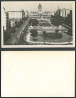 Delcampe - Argentina Old R.P. Postcard Buenos Aires Plaza Del Congreso Congress Street TRAM - Argentinien