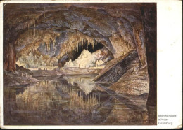 Delcampe - Saalfeld Saale Hoehle Grotte Feengrotte Maerchendom Gralsburg Kuenstler Willi Sc - Saalfeld