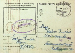 Delcampe - Hungary Hongrie Germany Romania Roumanie 1944 WWII Feldpost Censored Postcard Maramures Sighet Propaganda DEL 6 - Rumänien