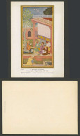 Delcampe - Iran Persia Persian Old Postcard A Holy Man Teaching, Mogul School, 16th Century - Iran