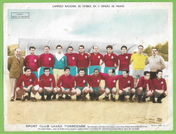 Delcampe - Torres Vedras - Equipa De Futebol Do Sport Club União Torreense - Poster - Estádio - Portugal - Manifesti