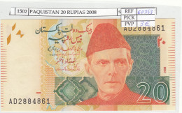 Delcampe - CRJ1502 BILLETE PAKISTAN 20 RUPIAS 2008 P-55b - Pakistan