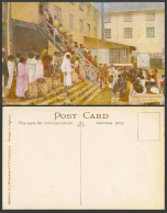 Delcampe - Ceylon Old Colour Postcard Weighing The Plucked Tea Native Workers Lipton Series - Sri Lanka (Ceylon)
