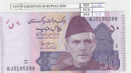 Delcampe - CRJ1419 BILLETE PAKISTAN 50 RUPIAS 2010 P-47d.1 - Pakistan