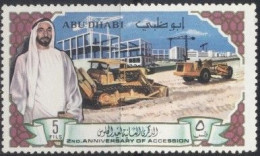 Delcampe - ABU DHABI - BULLDOZER, CATAPILLAR -  *MLH - 1974 - Sonstige (Land)