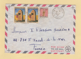 Delcampe - Haute Volta - Diapaga - 1979 - Par Avion Destination France - Haute-Volta (1958-1984)