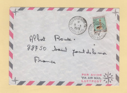 Delcampe - Haute Volta - Bobo Dioulasso Tri - 1979 - Par Avion Destination France - Haute-Volta (1958-1984)