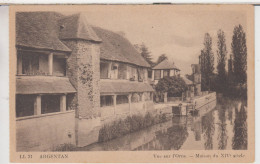Delcampe - CPA Argentan - Vue Sur L'Orne - Maison Du XIVe Siècle - Argentan