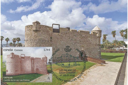 Delcampe - Spain España Spagne 2026 - Casillo De La Luz, Las Palmas De Gran Canaria Carte Maximum - Maximumkarten