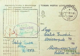 Delcampe - Hungary Hongrie Germany Third Reich Romania Roumanie 1944 WWII Feldpost Censored Maramures Sighet DEL 6 - Rumänien