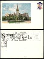Delcampe - Canada Old Colour U.B. Postcard Knox College School Toronto Beaver Coat Of Arms - Sin Clasificación