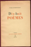 Delcampe - Jules Supervielle - Dix-huit Poèmes - 1946 - Auteurs Français