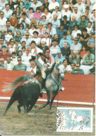 Delcampe - 22625a Carte Maximum - Portugal - Cavalo - Cheval - Horse - Lusitano - Maximumkarten (MC)