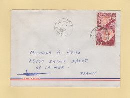Delcampe - Cameroun - Yaounde - 1978 - Par Avion Destination France - Kamerun (1960-...)
