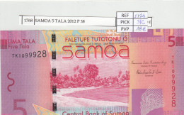 Delcampe - CRJ1768 BILLETE SAMOA 5 TALA 2014 P-31e SIN CIRCULAR - Samoa