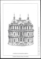 Delcampe - Document La Poste Gravure  A5 Gravure Cathédrale De Monte Christo Propriété A. Doma Port-Matly - Documents De La Poste