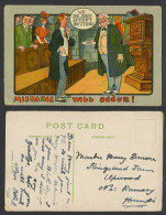 Delcampe - We Do Not Accept Buttons Mistakes Will Occur! Law Courts Of Justice Old Postcard - Cómics