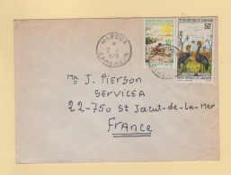 Delcampe - Cameroun - Maroua - 1979 - Destination France - Kamerun (1960-...)