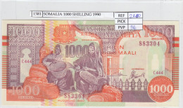 Delcampe - CRJ1381 BILLETE SOMALIA 1.000 CHELINES 1990 P-37a SIN CIRCULAR - Somalie
