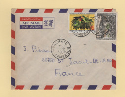 Delcampe - Cameroun - Mbalmayo - 1978 - Destination France - Kamerun (1960-...)